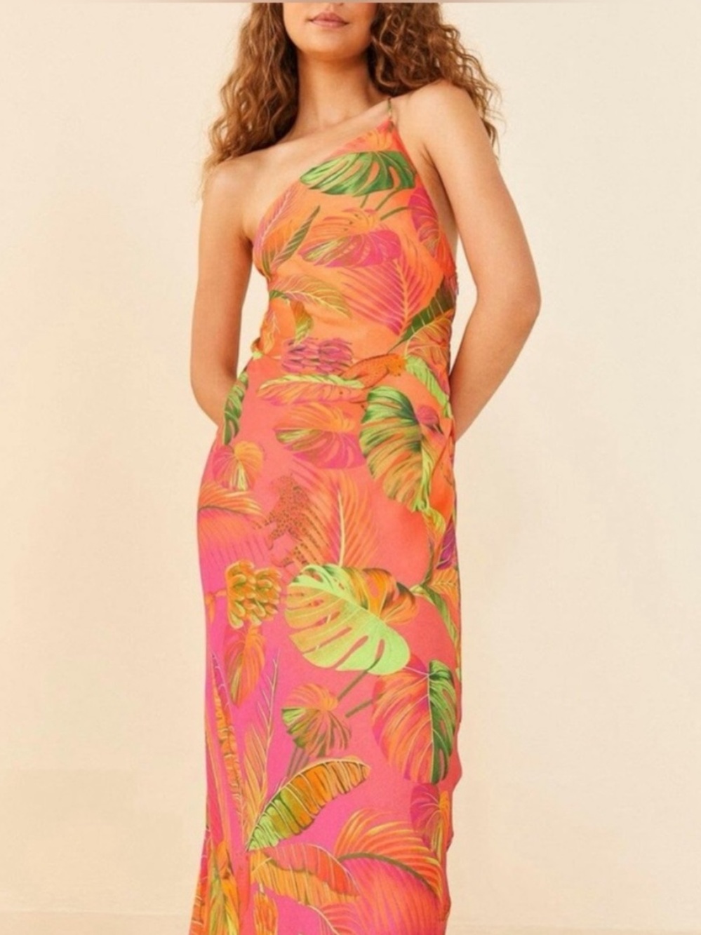 Farm Rio Ombré Forest Dress size medium . Worn once!